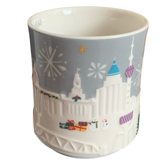 Starbucks Shanghai Christmas Silver City Collectors Mug 16oz - Picture 2 of 6